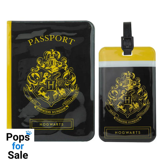 Harry Potter Passport Case & Luggage Tag Set Hogwarts