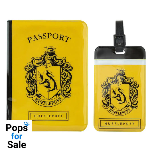 Harry Potter Passport Case & Luggage Tag Set Hufflepuff Gadgets