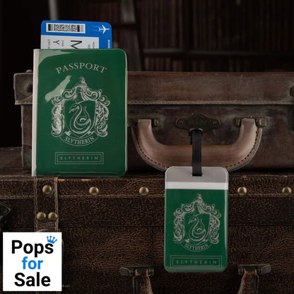 Harry Potter Passport Case & Luggage Tag Set Slytherin