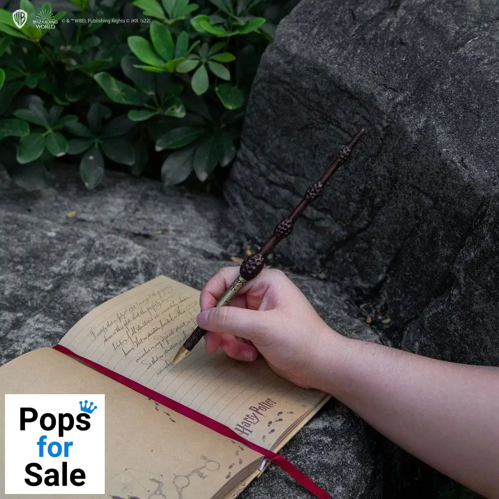 Harry Potter Pen and Desk Stand Albus Dumbledore Wand Display (9)