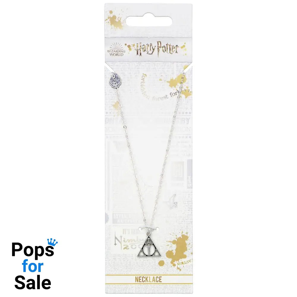 Harry Potter Pendant & Necklace Deathly Hallows (silver plated)