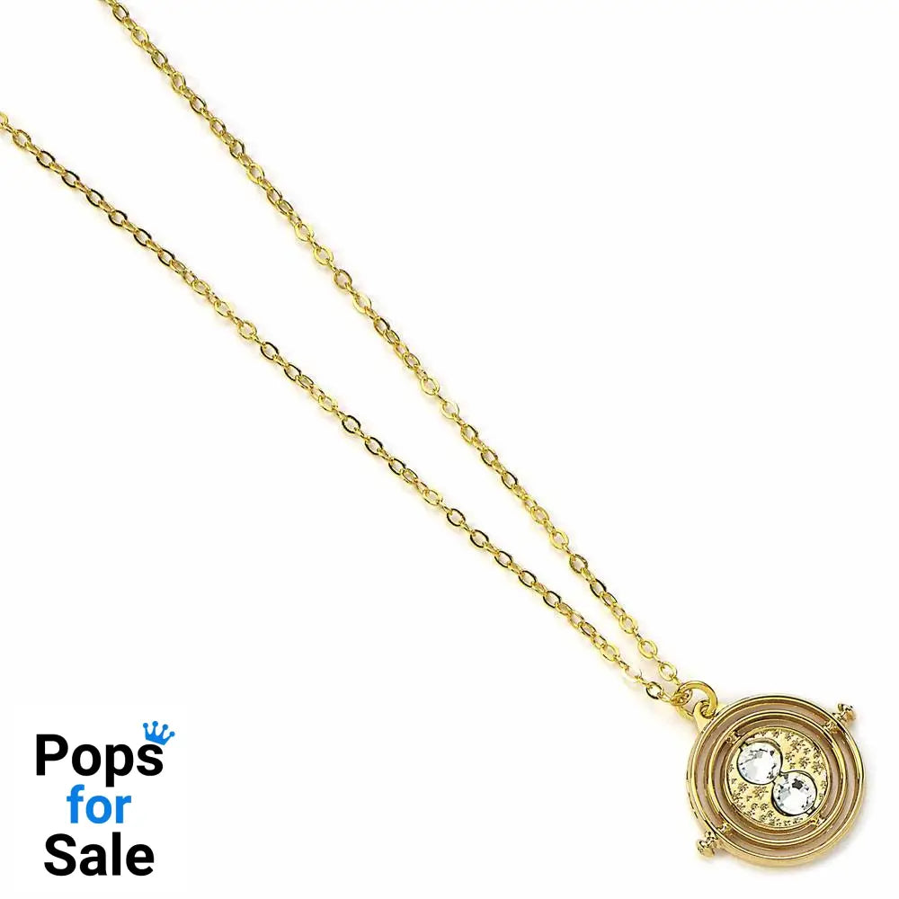 Harry Potter Pendant & Necklace Fixed Time Turner (gold plated)