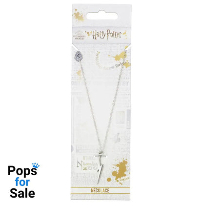 Harry Potter Pendant & Necklace Lightning Bolt (silver plated)