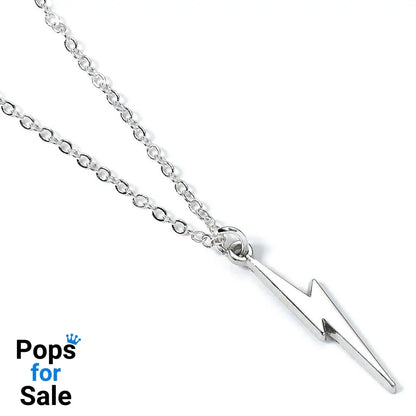 Harry Potter Pendant & Necklace Lightning Bolt (silver plated)