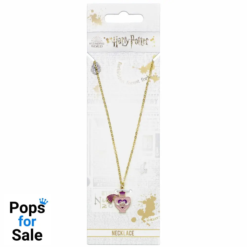 Harry Potter Pendant & Necklace Love Potion (Gold plated)