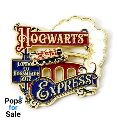Harry Potter Pin Badge Hogwarts Express (Golden Tone)