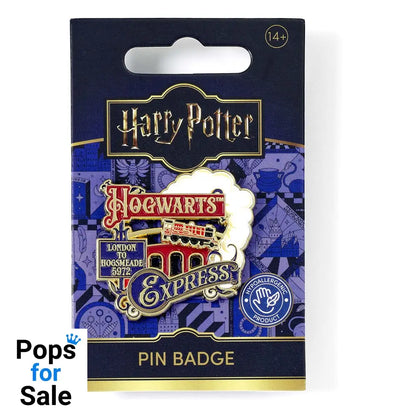 Harry Potter Pin Badge Hogwarts Express (Golden Tone)