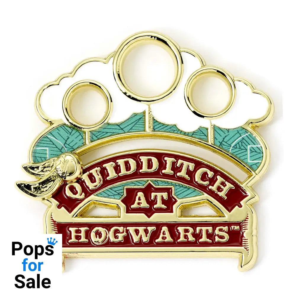 Harry Potter Pin Badge Quidditch (Golden Tone) Pins & Brooches