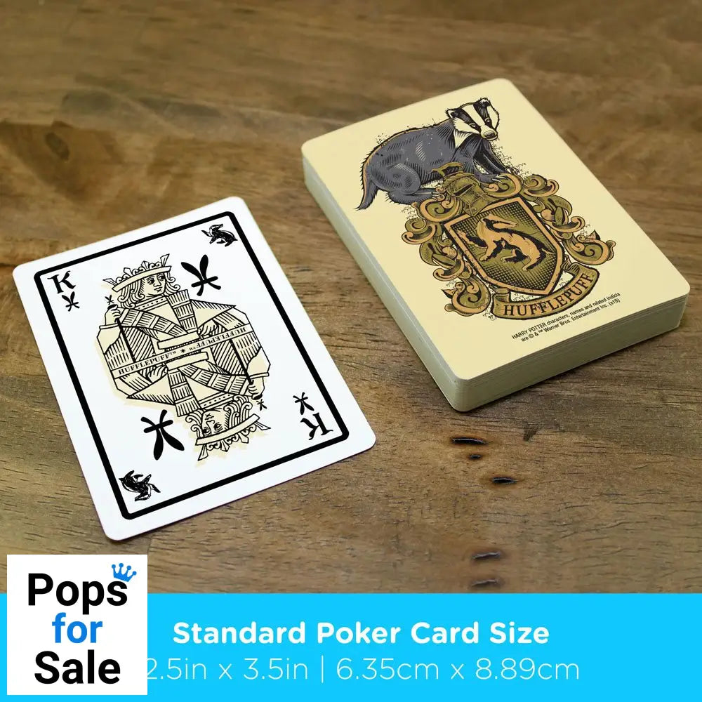 Harry Potter Playing Cards Hufflepuff