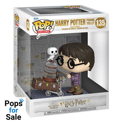 Harry Potter POP! Deluxe Vinyl Figure Harry Pushing Trolley 9 cm
