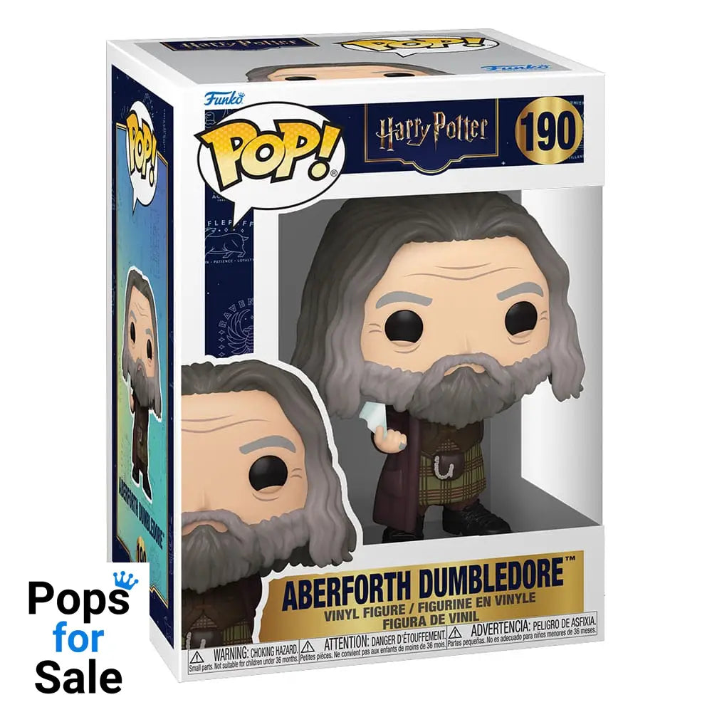Harry Potter POP! Movies Vinyl Figure Aberforth Dumbledore with Mirror Shard 9 cm