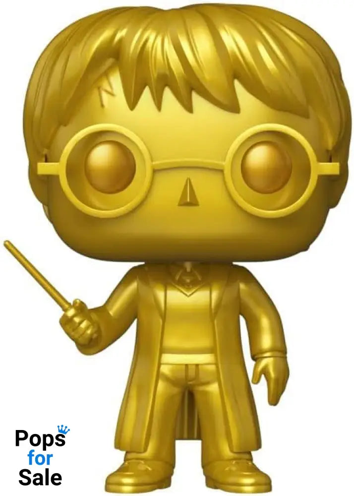 Harry Potter POP! Movies Vinyl Figure Gold Harry Potter *Exclusive Version* 9 cm