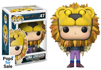 Harry Potter POP! Movies Vinyl Figure Luna Lovegood with Lion Head 9 cm