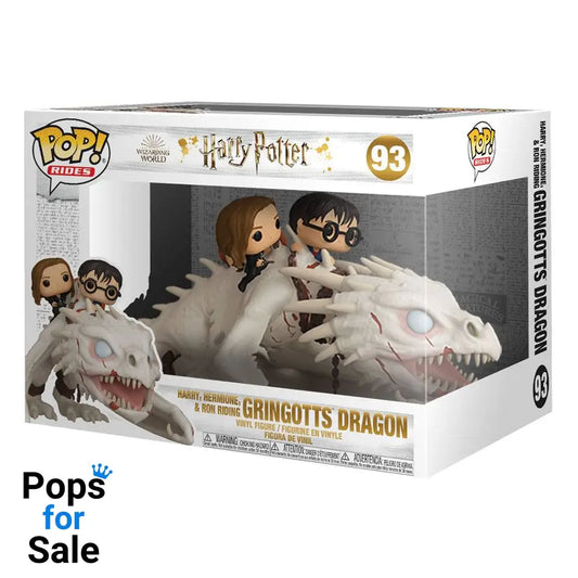 Harry Potter POP! Rides Vinyl Figure Dragon w/Harry, Ron, & Hermione 15 cm