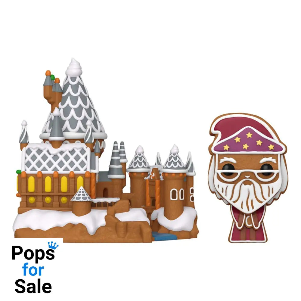 Harry Potter POP! Town Vinyl Figure Dumbledore & Hogwarts 9 cm