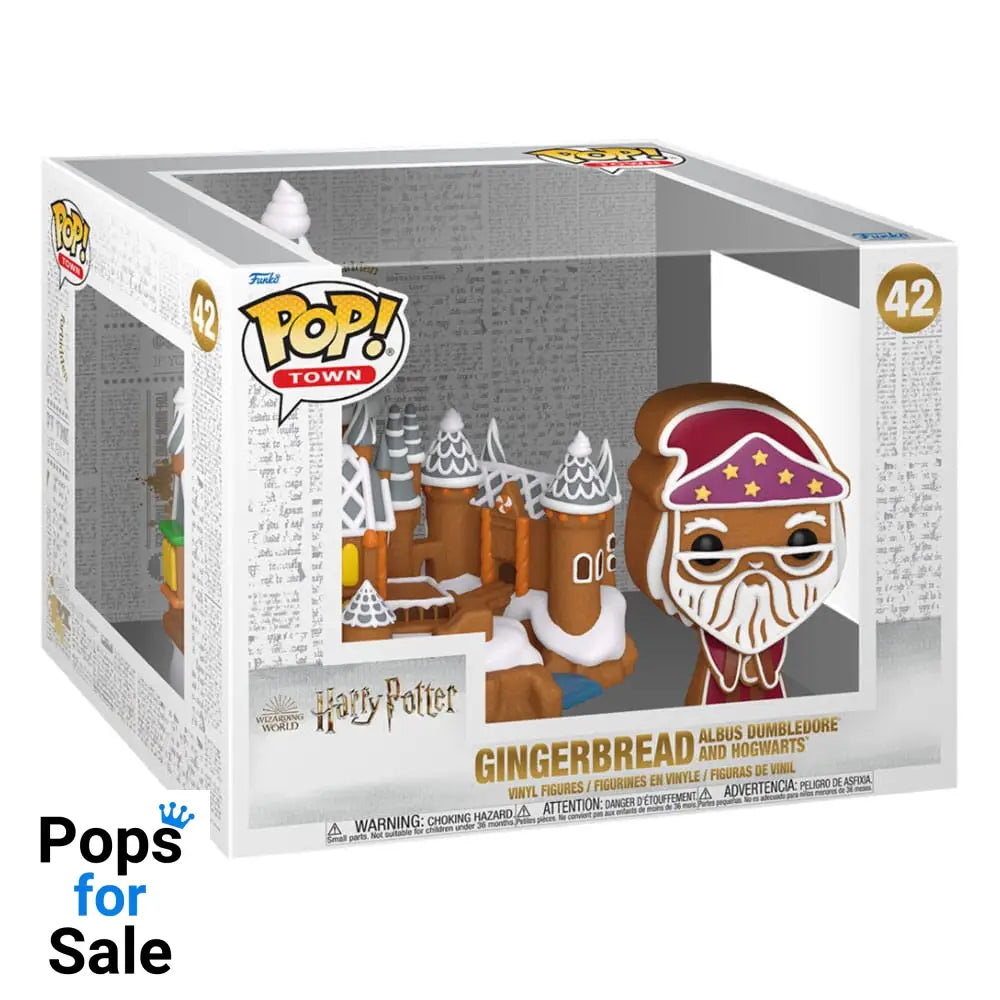 Harry Potter POP! Town Vinyl Figure Dumbledore & Hogwarts 9 cm