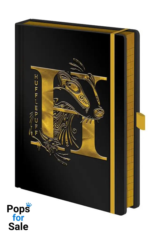 Harry Potter Premium Notebook A5 Hufflepuff Foil Stationery