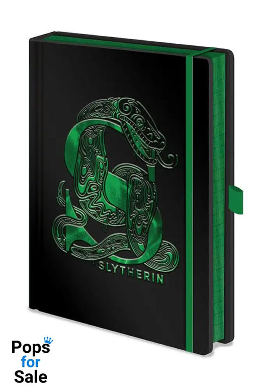 Harry Potter Premium Notebook A5 Slytherin Foil