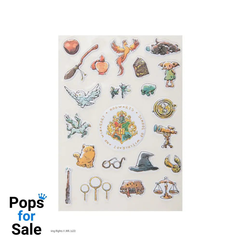 Harry Potter Puffy Sticker Hogwarts Essentials