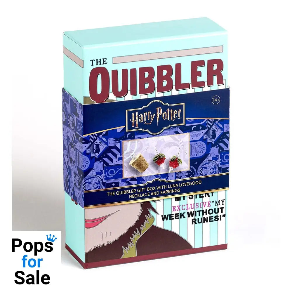 Harry Potter: Quidditch Luna Beaded Cork Charm Necklace and Radish Earrings Gift Set