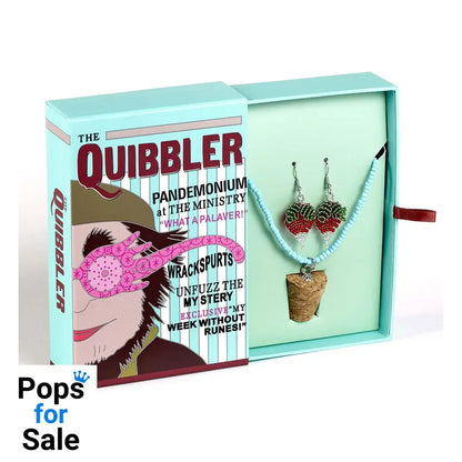 Harry Potter: Quidditch Luna Beaded Cork Charm Necklace and Radish Earrings Gift Set Pendants & necklaces,Earrings