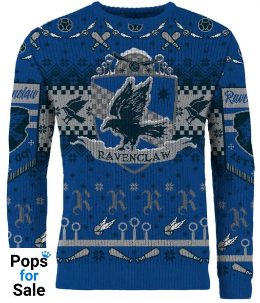 Harry Potter: Ravenclaw Quidditch Christmas Jumper (Size: XL)