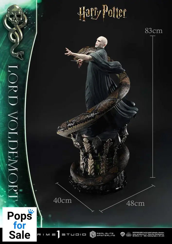 Harry Potter Real Elite Masterline Series Statue 1/4 Lord Voldemort Bonus Version 83 cm Statues