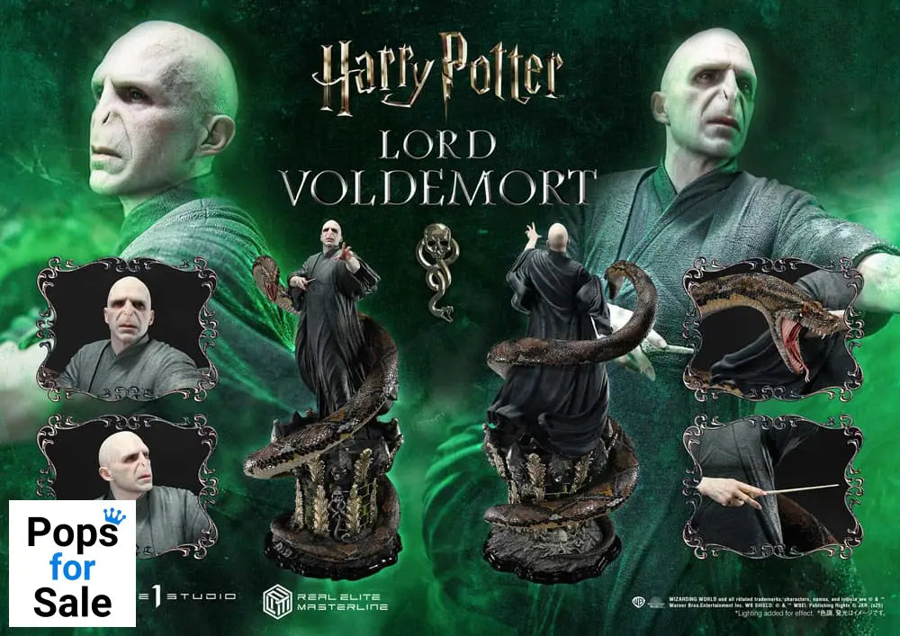 Harry Potter Real Elite Masterline Series Statue 1/4 Lord Voldemort Bonus Version 83 cm Statues