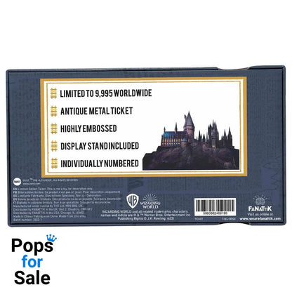 Harry Potter Replica Hogwarts Train Ticket Limited Edition