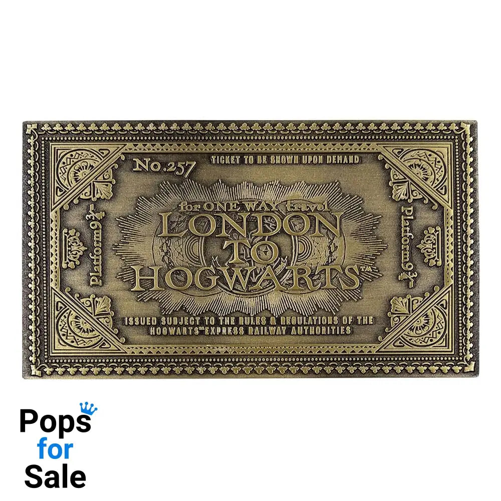 Harry Potter Replica Hogwarts Train Ticket Limited Edition Replicas