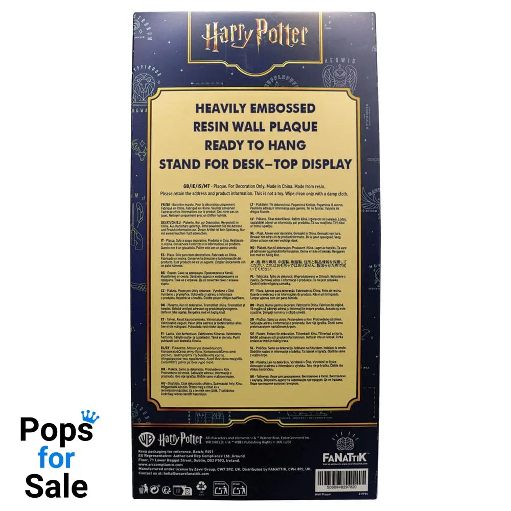 Harry Potter Resin Plaque Mermaid Stained Glass Window