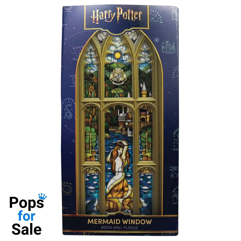 Harry Potter Resin Plaque Mermaid Stained Glass Window