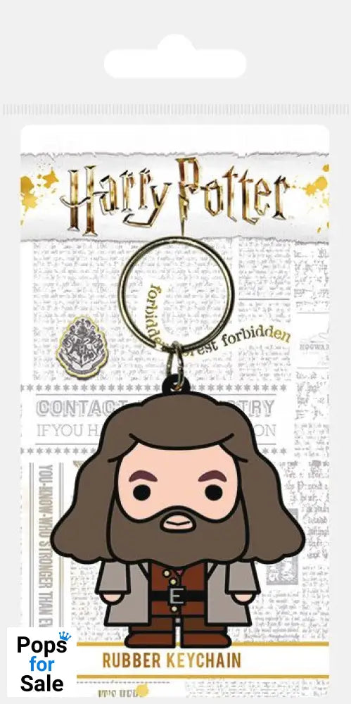 Harry Potter Rubber Keychain Chibi Hagrid 6 cm