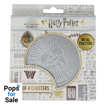 Harry Potter Set of 4 Embossed Metal Coasters Coasters