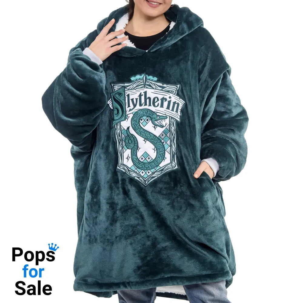 Harry Potter: Slytherin Oversized Hoodie Blanket