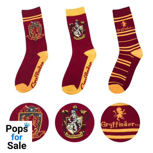 Harry Potter Socks 3-Pack Gryffindor Footwear