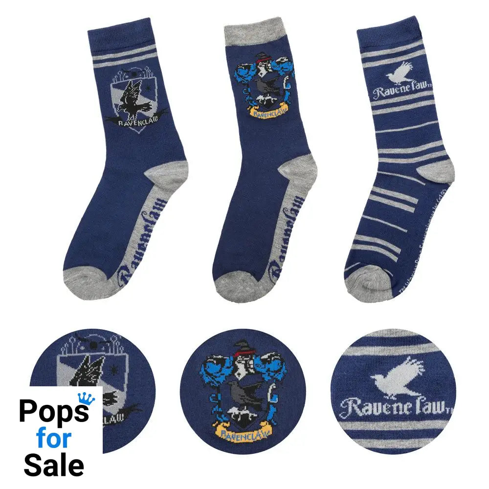 Harry Potter Socks 3-Pack Ravenclaw Footwear