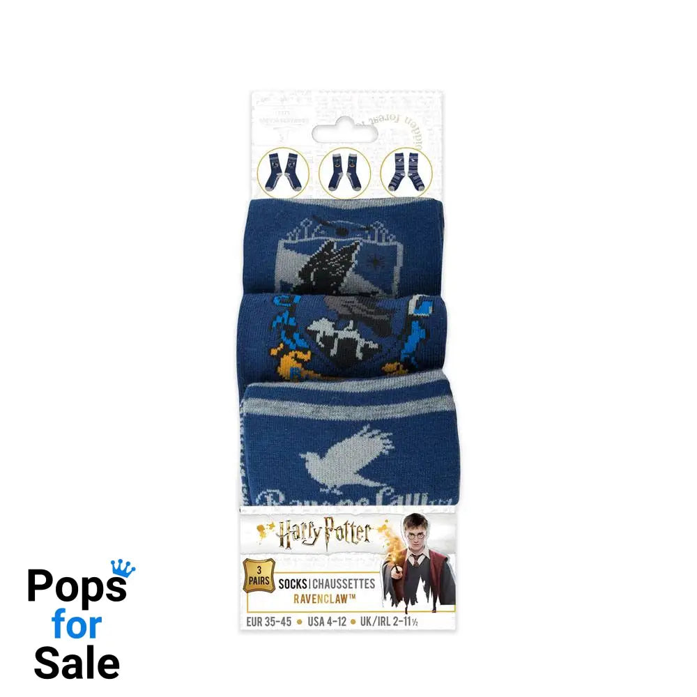 Harry Potter Socks 3-Pack Ravenclaw