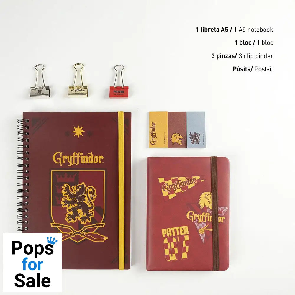 Harry Potter Stationery Set Gryffindor