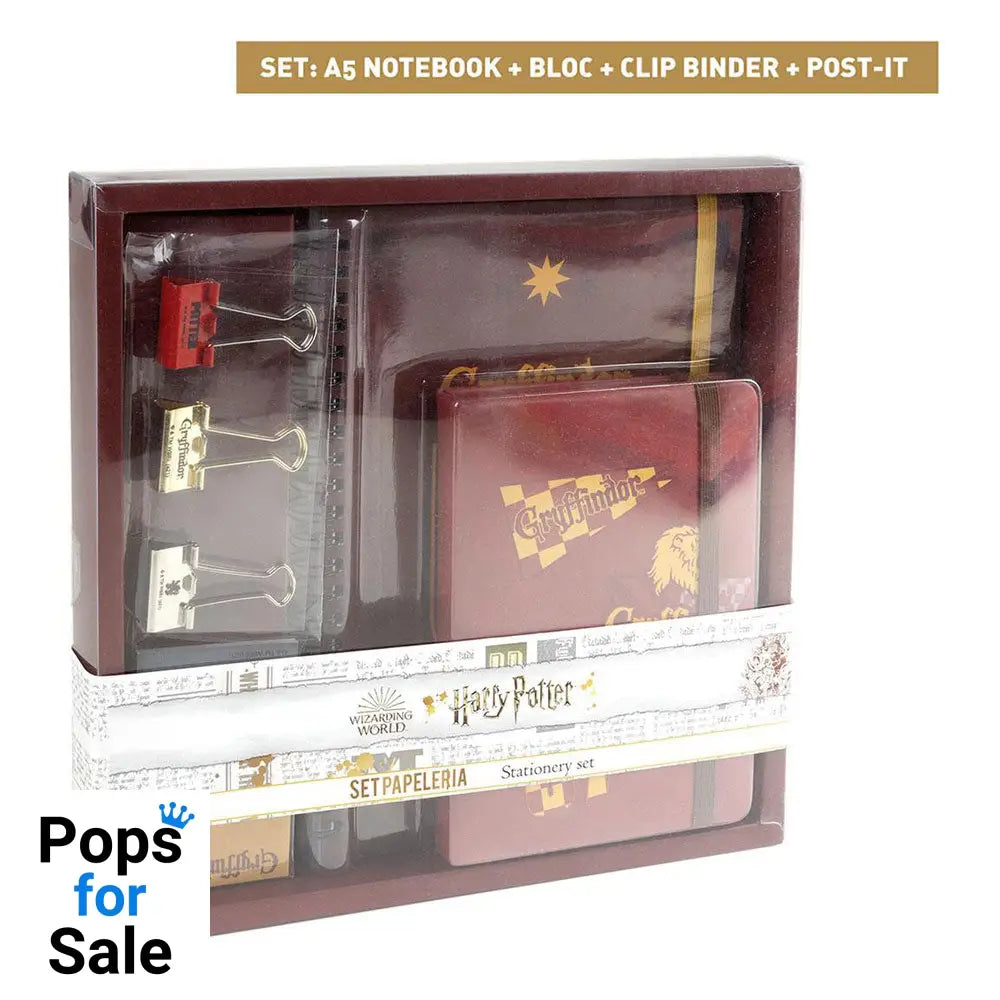 Harry Potter Stationery Set Gryffindor Stationery