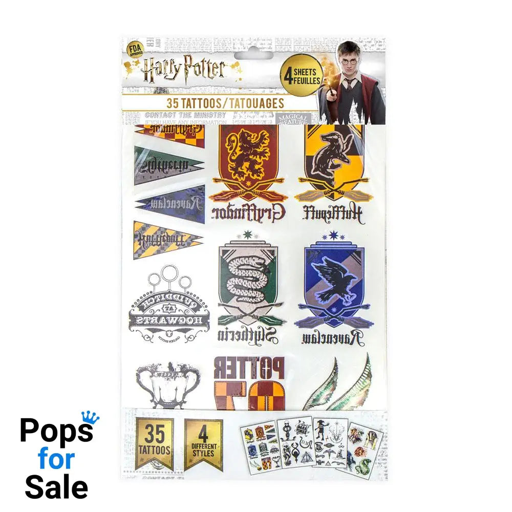 Harry Potter Temporary Tattoos Set