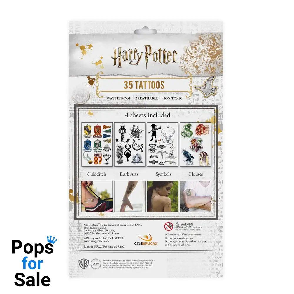 Harry Potter Temporary Tattoos Set