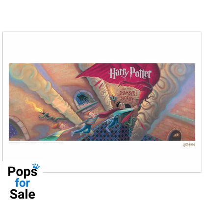 Harry Potter & the Chamber of Secrets Book Cover Artwork Limited Edition Art Print Wall Art