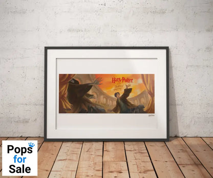 Harry Potter & the Deathly Hallows Book Cover Artwork Limited Edition Art Print Wall Art
