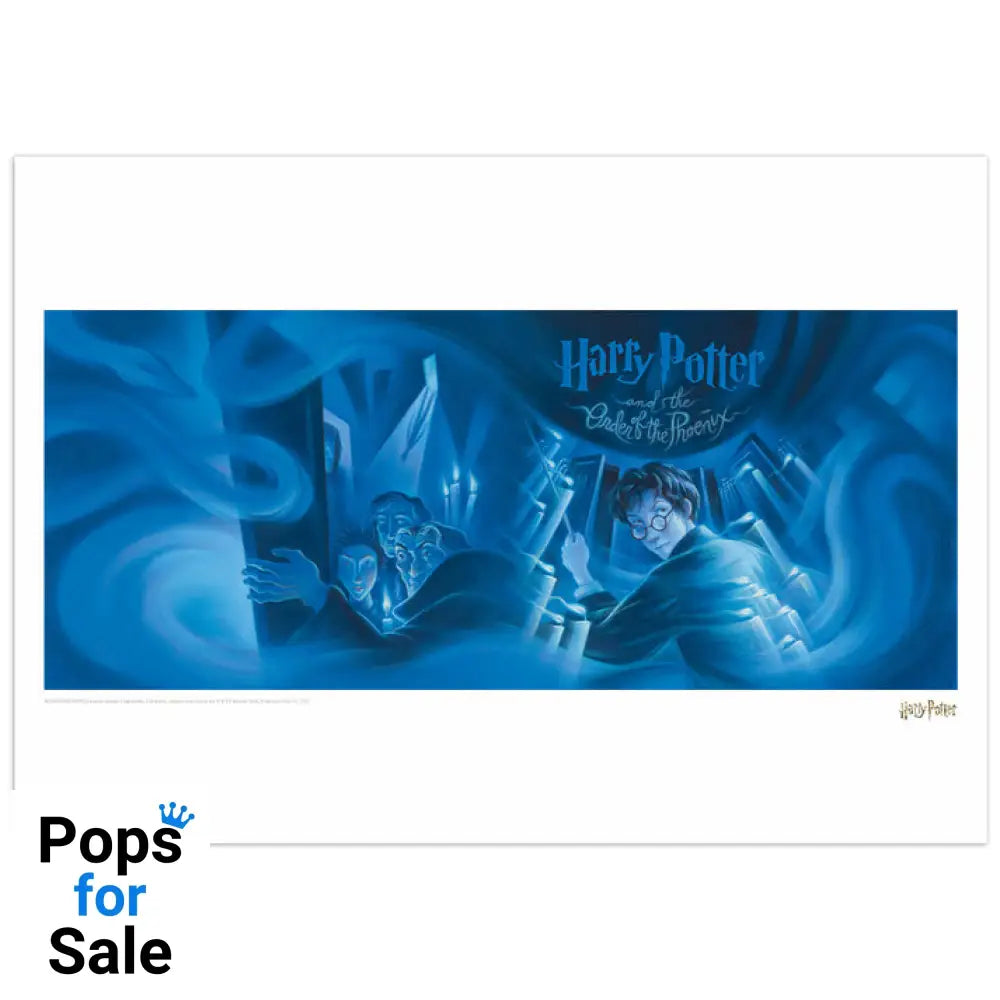 Harry Potter & the Order of the Phoenix Book Cover Artwork Limited Edition Art Print Wall Art