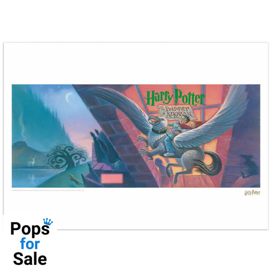Harry Potter & the Prisoner of Azkaban Book Cover Artwork Limited Edition Art Print Wall Art