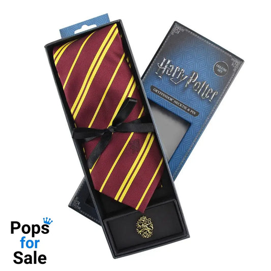 Harry Potter Tie & Metal Pin Deluxe Box Gryffindor Ties