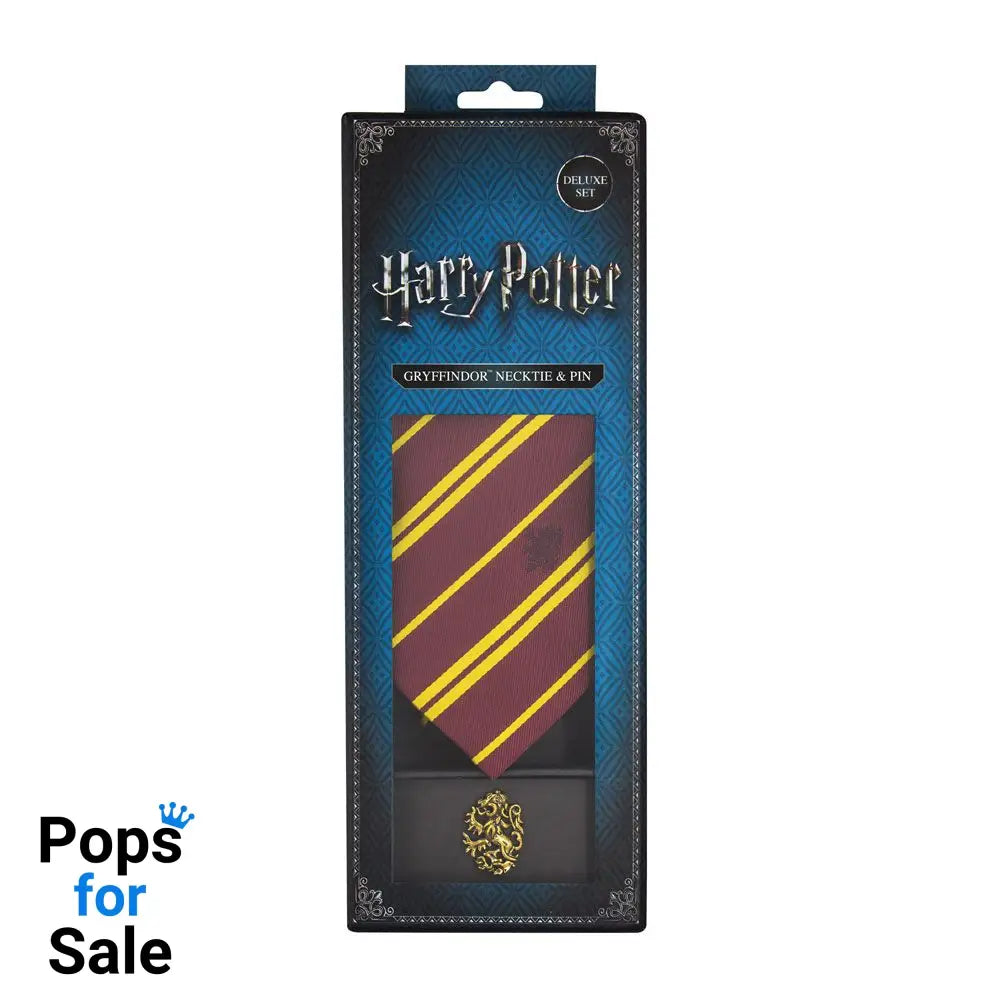 Harry Potter Tie & Metal Pin Deluxe Box Gryffindor Ties