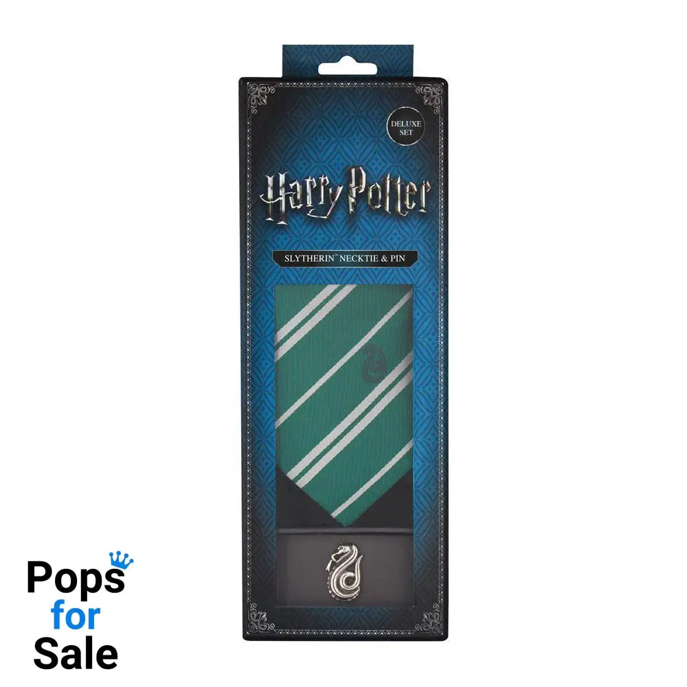 Harry Potter Tie & Metal Pin Deluxe Box Slytherin Ties