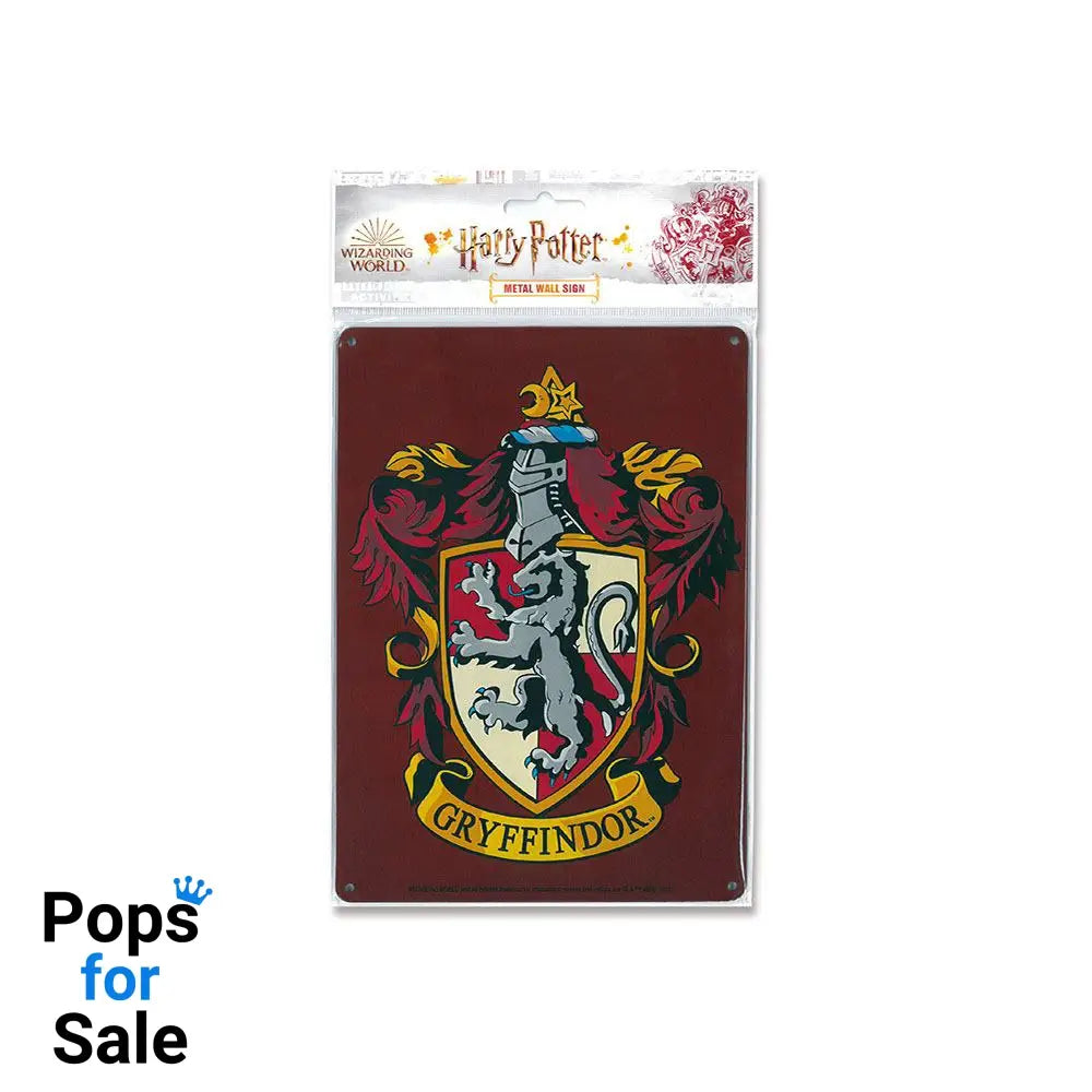 Harry Potter Tin Sign Gryffindor 15 x 21 cm